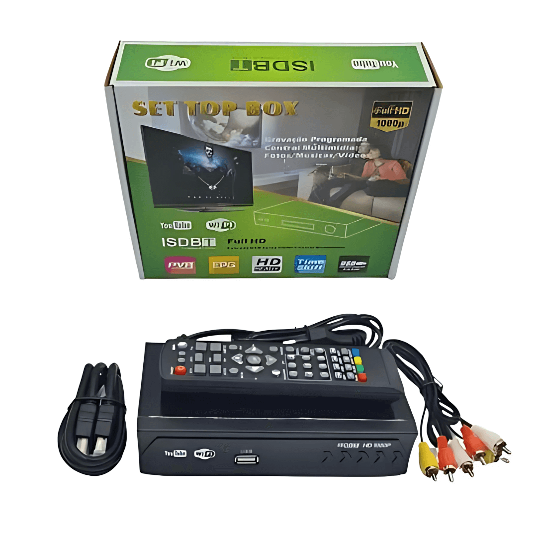 Sintonizador con Antena TV Full HD 2 en 1