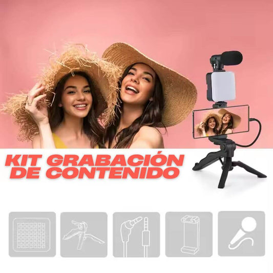 KIT GRABACIÓN DE CONTENIDO