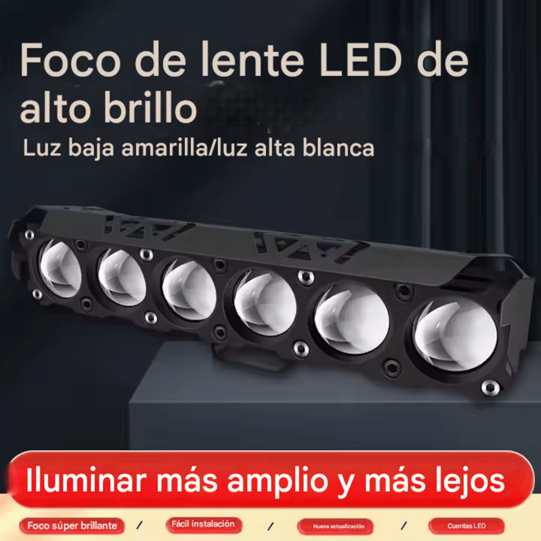 2 Exploradores con 12 Faros Led Doble Color