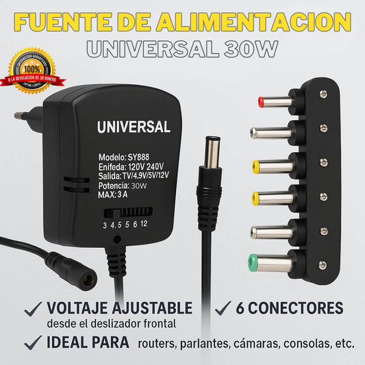 Transformador Universal Regulable 30W ST668