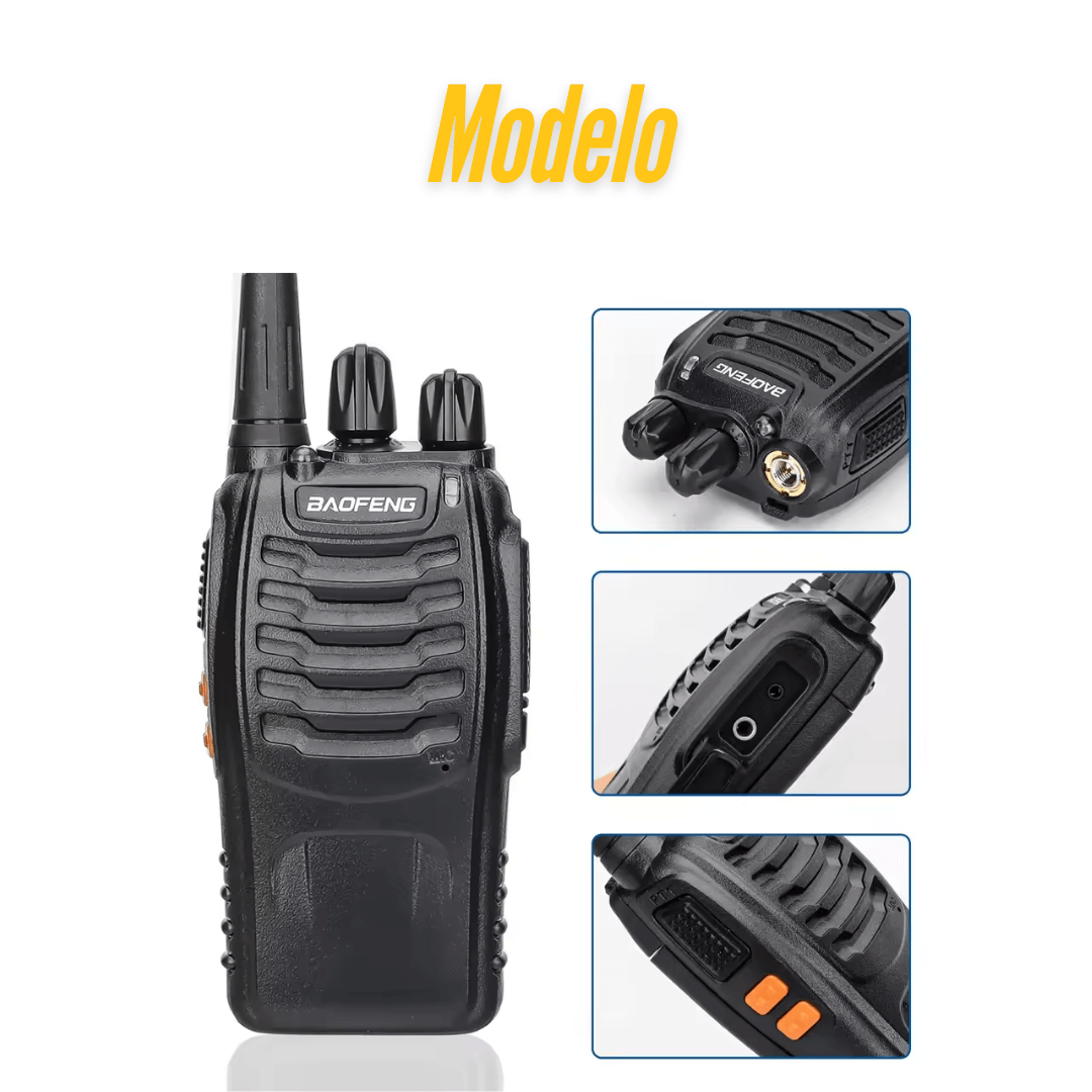 KIT 2 RADIOS DE COMUNICACIÓN LARGO ALCANCE