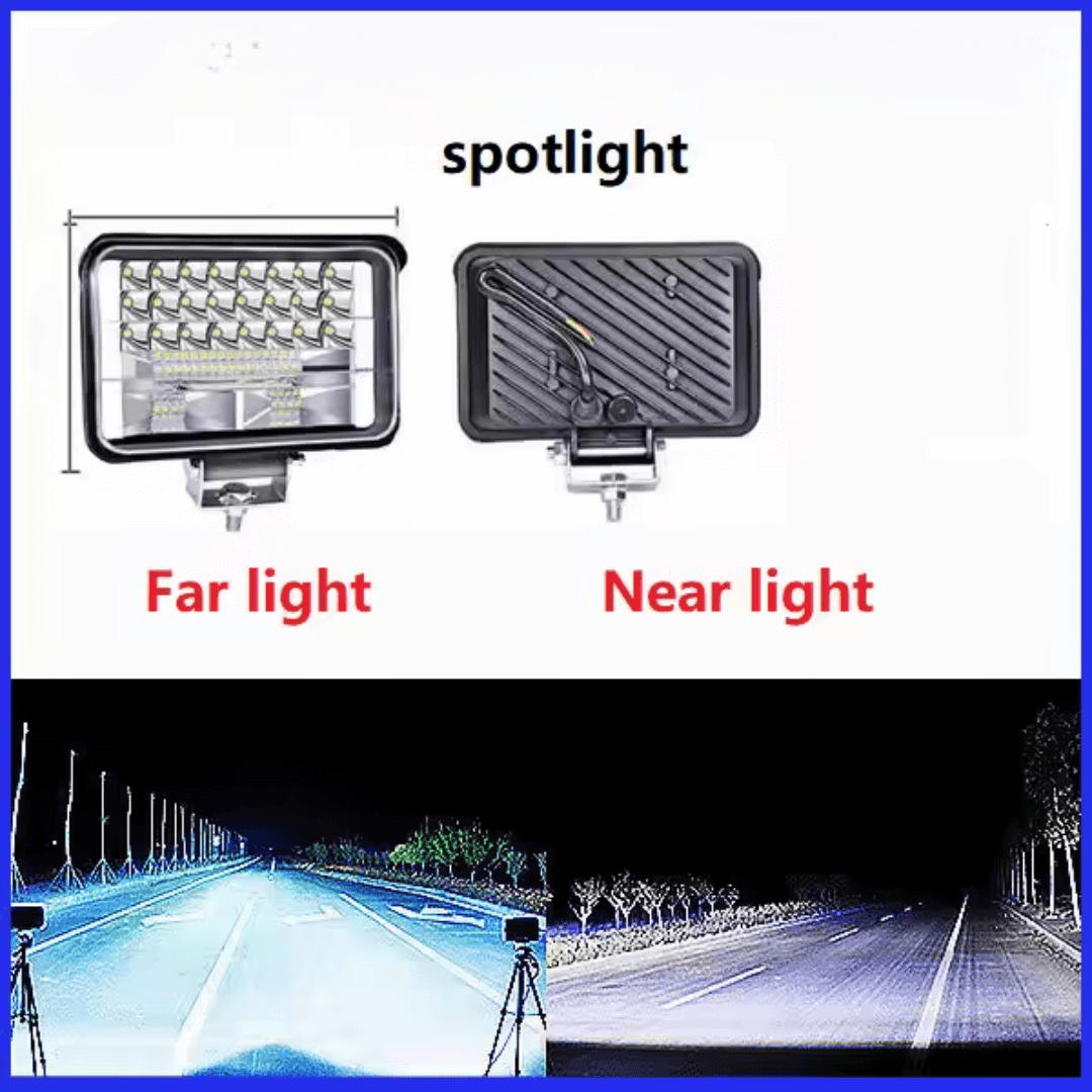 2 FAROS LED POTENTES 6 PULGADAS
