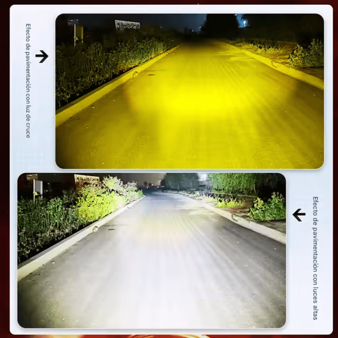 2 Exploradores con 12 Faros Led Doble Color