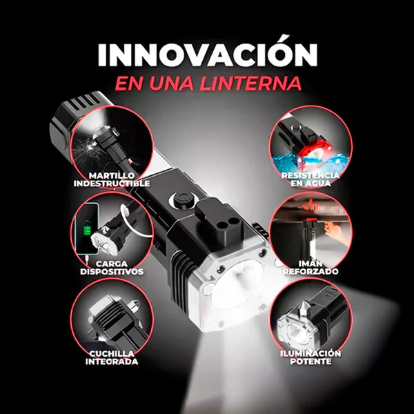 RADIO AM/FM/SW-USB SOLAR + LINTERNA PORTATIL