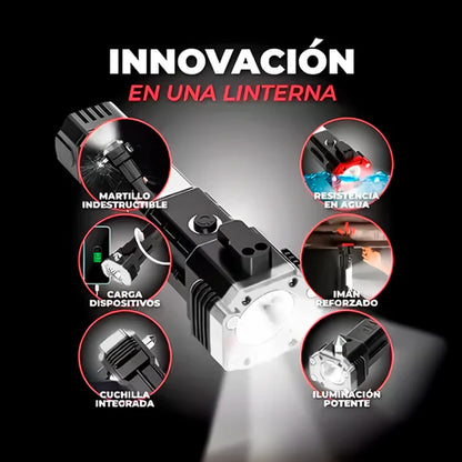 RADIO AM/FM/SW-USB SOLAR + LINTERNA PORTATIL