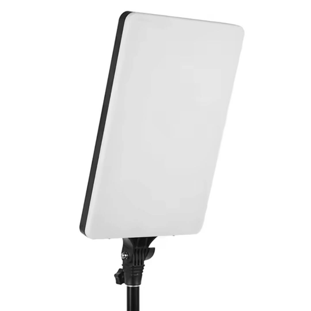 panel de luz LED con trípode