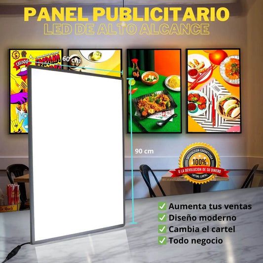 PANEL LED PARA PUBLICIDAD 60 x 90cm