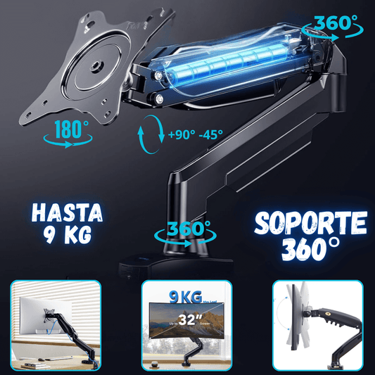 SOPORTE DE MONITOR MOVIBLE 360°